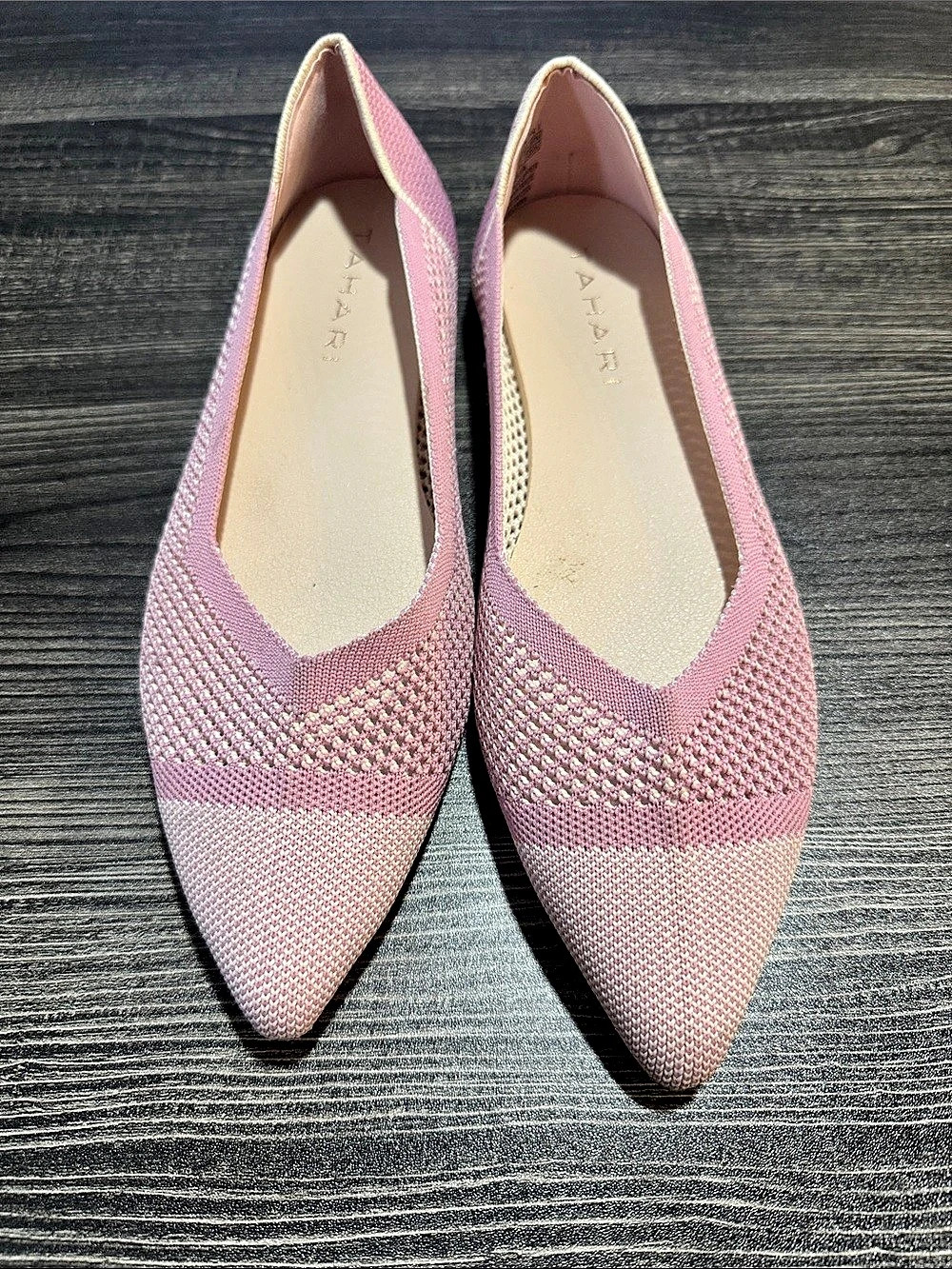 Ari Pointed Toe Flats in Pink US 10 B